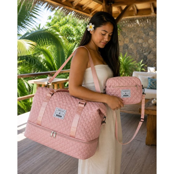 SAC A LANGER 2 EN 1 ROSE