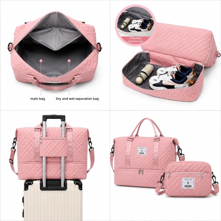 SAC A LANGER 2 EN 1 ROSE
