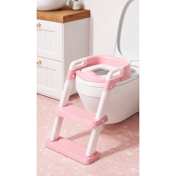 REDUCTEUR DE TOILETTE ROSE