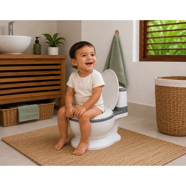 POT TOILETTE GRIS