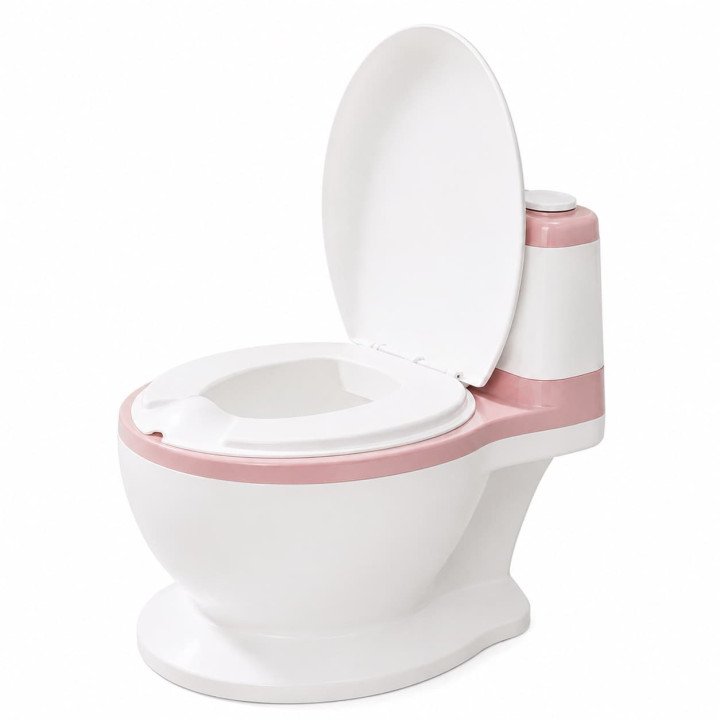 POT TOILETTE ROSE