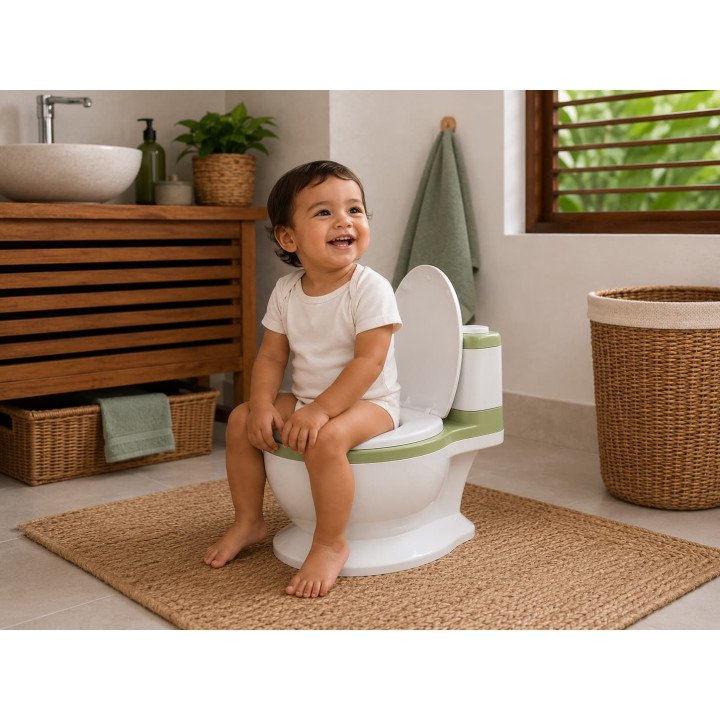 POT TOILETTE VERT