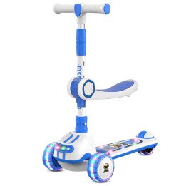 TROTINETTE 2 EN 1 BLEUE