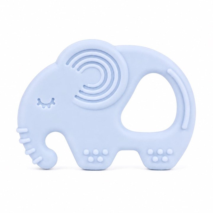 ANNEAU DE DENTITION ELEPHANT BLEU