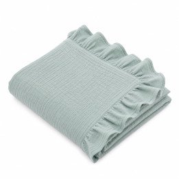 COUVERTURE DOUCE 150 X 140 CM BLEUE