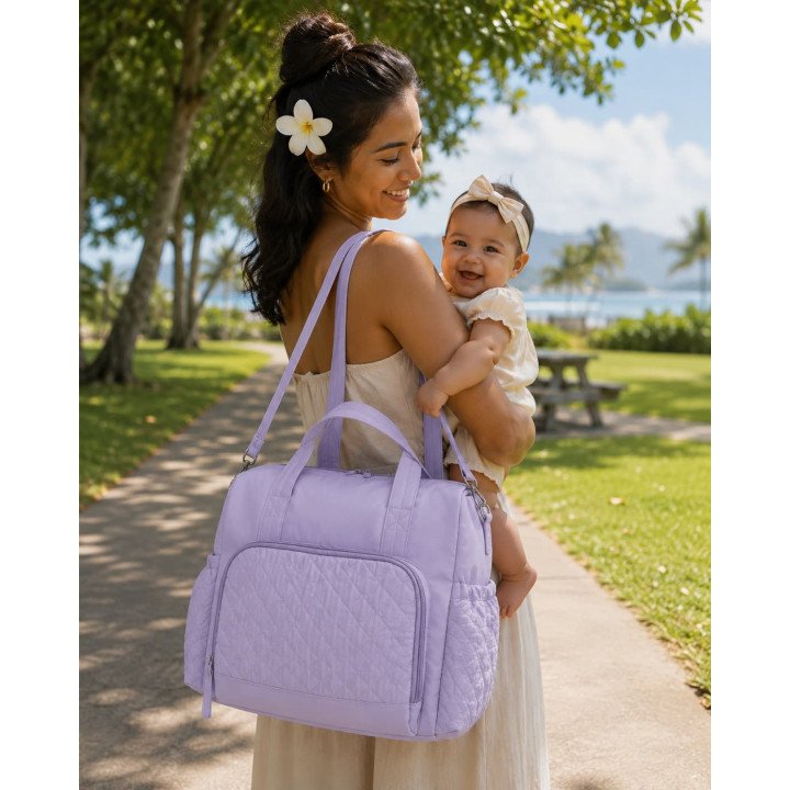 SAC A LANGER MAUVE