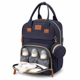 SAC A LANGER A DOS BLEU FONCE