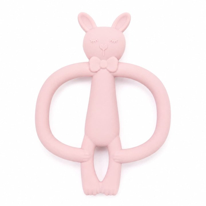 ANNEAU DE DENTITION LAPIN ROSE