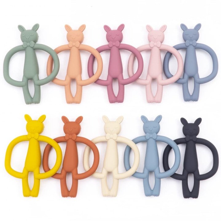 ANNEAU DE DENTITION LAPIN ROSE