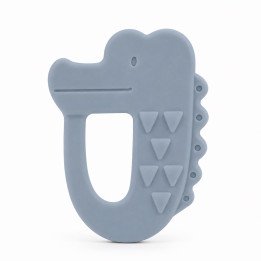 ANNEAU DE DENTITION CROCODILE BLEU