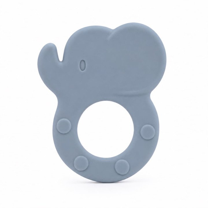ANNEAU DE DENTITION ELEPHANT BLEU