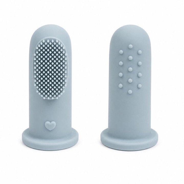 BROSSE A DENT DOIGT BLEUE