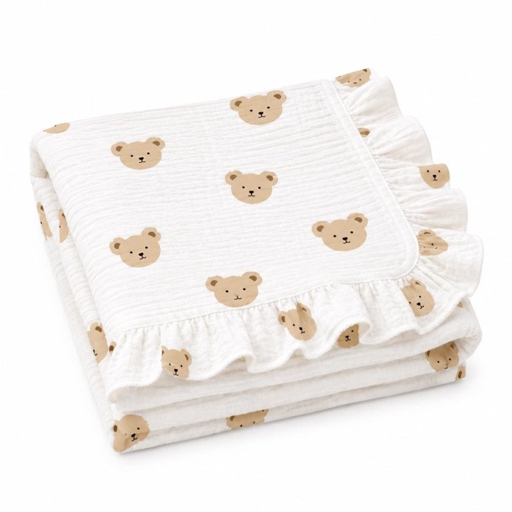 COUVETURE DOUCE 100 X 80 CM OURS