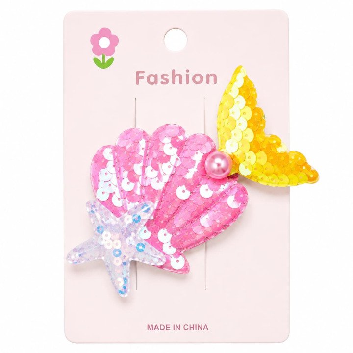 BARRETTE COQUILLAGE D