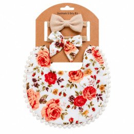 BAVOIR PLUS BANDEAU FLEURI