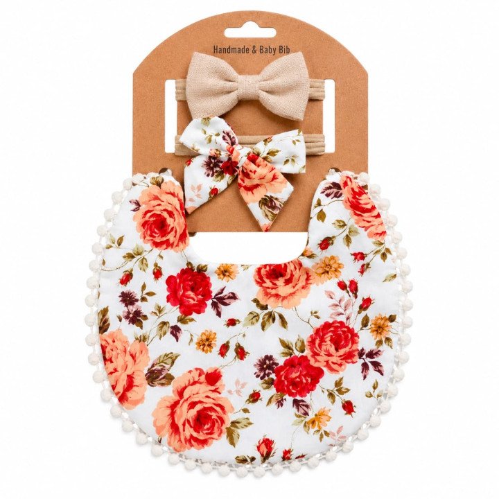 BAVOIR PLUS BANDEAU FLEURI