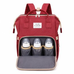 SAC A LANGER A DOS 2 EN 1 ROUGE