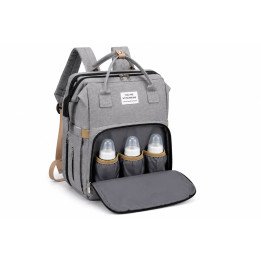 SAC A LANGER A DOS 2 EN 1 GRIS