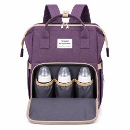 SAC A LANGER A DOS 2 EN 1 MAUVE