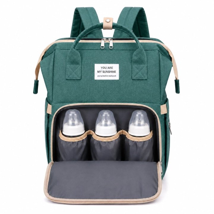 SAC A LANGER A DOS 2 EN 1 VERT