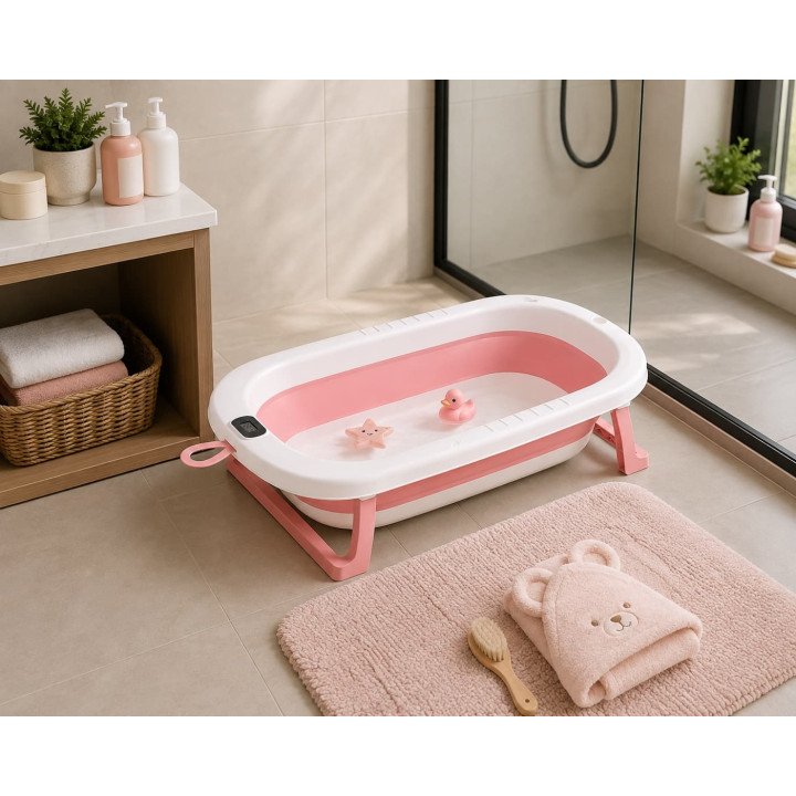 BAIGNOIRE PLIABLE ROSE