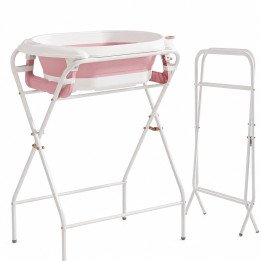 BAIGNOIRE SUR PIED 2 EN 1 ROSE