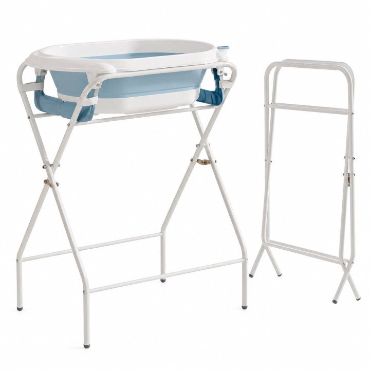 BAIGNOIRE SUR PIED 2 EN 1 BLEUE
