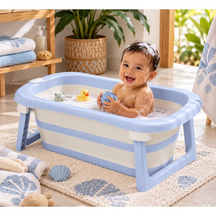 BAIGNOIRE BLEUE