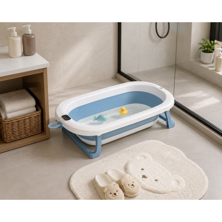 BAIGNOIRE PLIABLE BLEUE