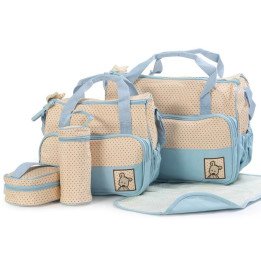 ENSEMBLE DE SAC A LANGER BLEU