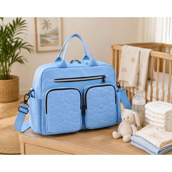 SAC A LANGER BLEU CLAIR